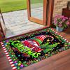 Christmas Printed Square Area Rug Soft Non Slip Floor Carpet For Bedroom Holiday Gift