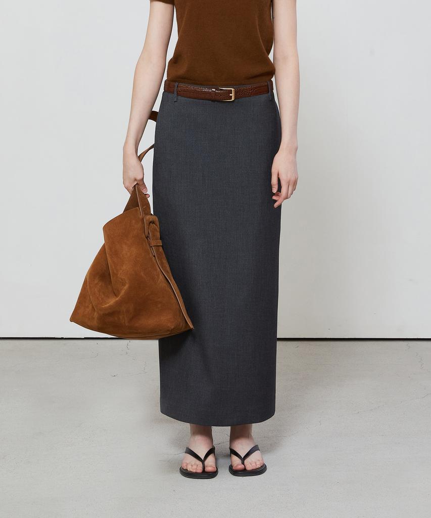 Notia Standard Fit Long Skirt - Gray
