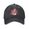 Devil Lucifer Hazbin Hotel Washed Baseball Cap Trendy Sun Trucker Hat Summer Unisex-Teens Outdoor Sports Snapback Cap