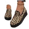 Modne Leopardowe Damskie Buty Płaskie Modne Platformy Codzienne Wygodne Sportowe Trampki Jesień 2025 Nowe Trendy Buty Do Biegania Zapatos Mujer