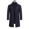 Premium Plus Size Men's Business Casual Jacket for Spring and Autumn - Solid Color Lapel Design