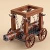MOC Medieval  Scene Building Blocks Military Camp Viking Warrior Soldiers Tent Outpost Pirate Ship Stable Castle Wall Bricks Toy