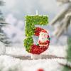 Innovative Santa Claus Number Candle 0-9 Handmade DIY Decoration Christmas Atmosphere Products