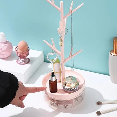 Branch Jewelry Organizer Desktop Display Stand for Necklaces Bracelets Earrings Durable Tree-Shape Multipurpose Rack Home Gift