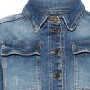 PINKO Spring Summer 2024 Commuter Casual Gradient Short Single-Breasted Pocket Denim Jacket Women jackets Blue 102944A1LQ-PJZ