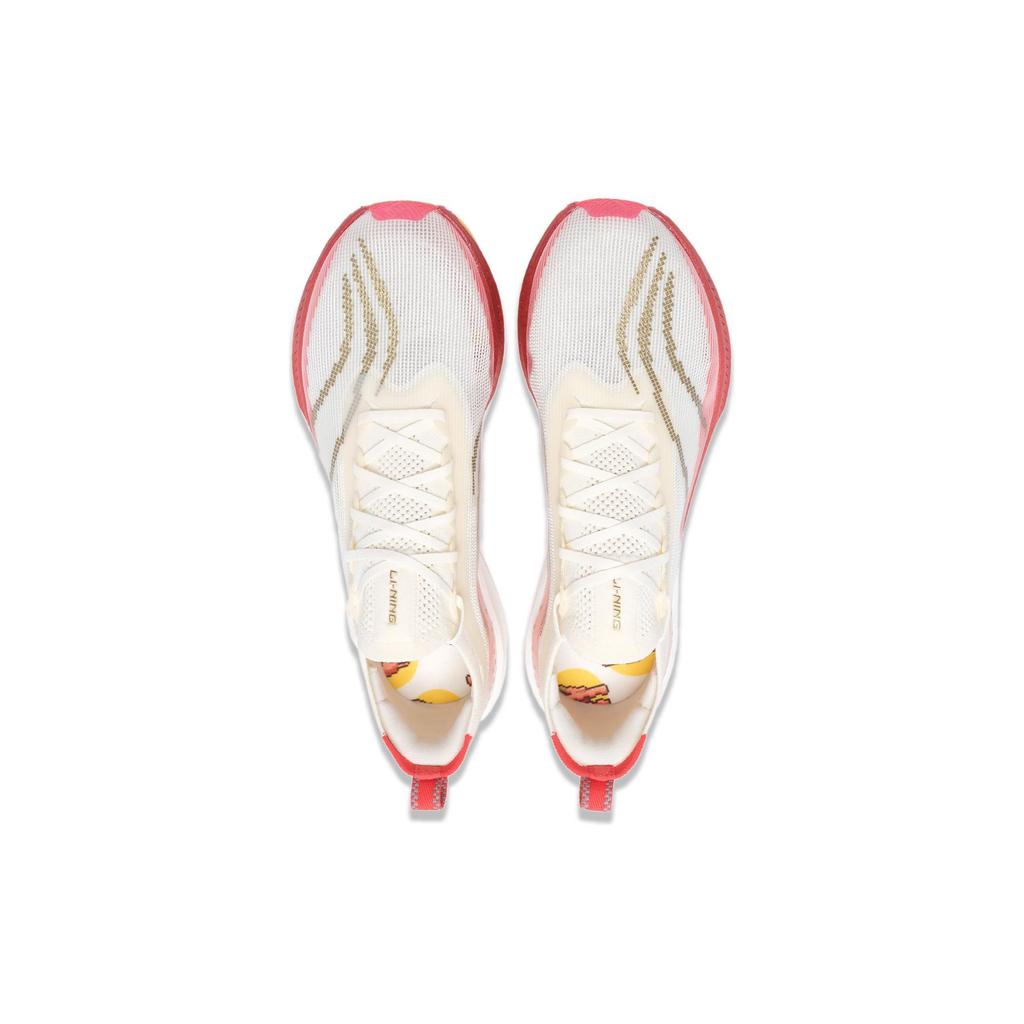 Scarpe da Corsa Casual Li Ning Feidian 3 Elite Basse Unisex Bianco Rosso Edizione Limitata Anno del Drago ARMT035-19