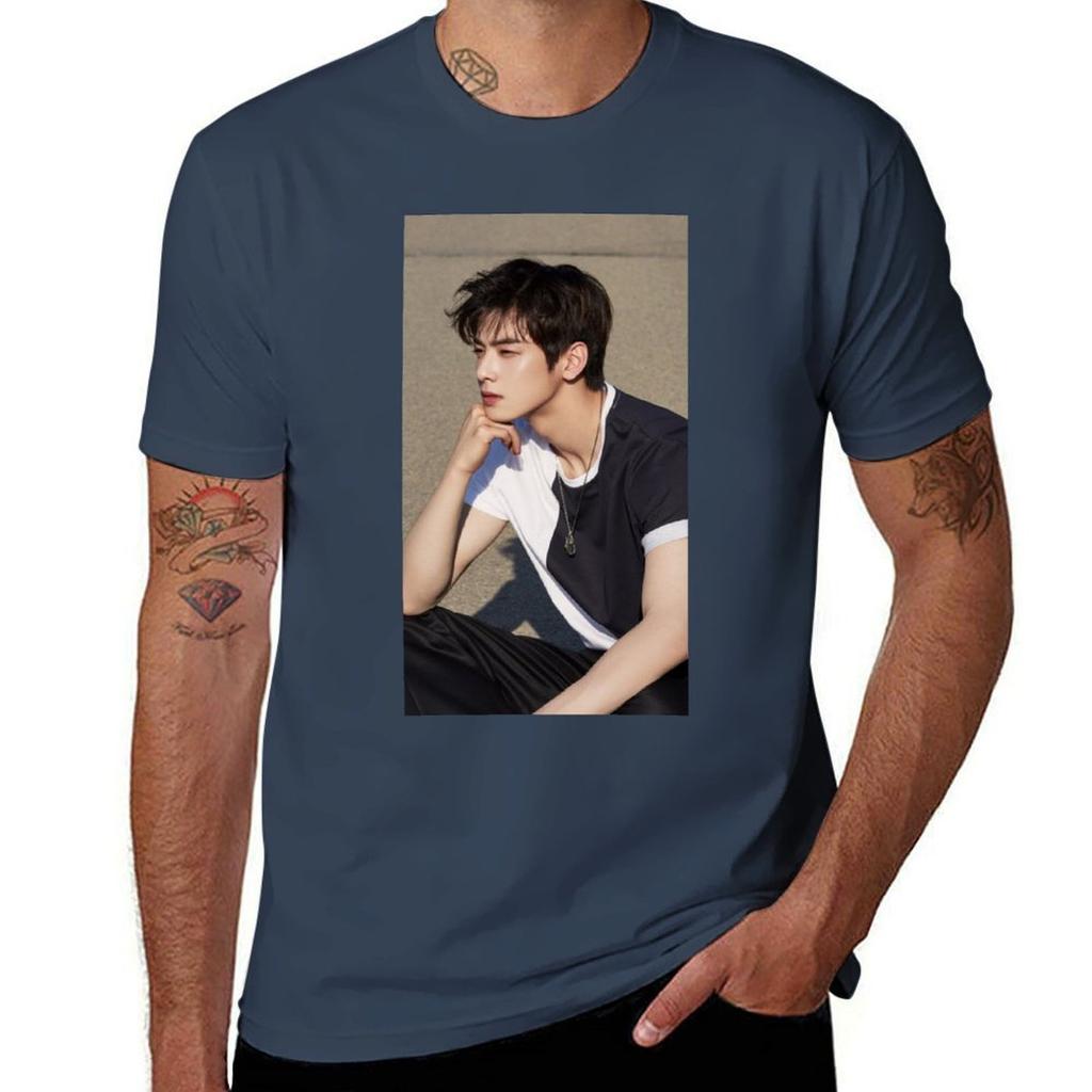 Cha Eun Woo Tshirt Moisture Wicking Athletic Tshirt