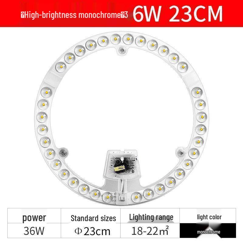 Magnetic LED Ceiling Light: Eye Protection Strip, Bright Panel for Bedroom/Living Room