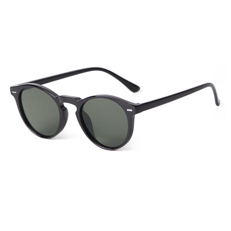 

Vintage Tortoiseshell Small Round Sunglasses for Men Women Brand Design Classic Green Sun Glasses Lentes De Sol Mujer Gafas