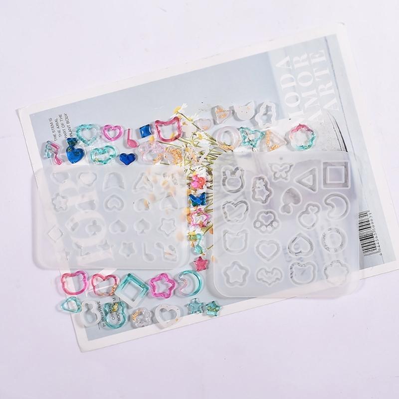 Resin Shaker Fillings Mold,Silicone Note Mold Epoxy Resin Mold Filler Quicksand Casting Filling Mold for Jewelry Making