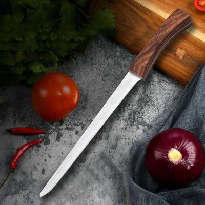 Stainless Steel Kitchen Watermelon Fruit Knife Meat Fish Sushi Knife Vegetables Tool Ham Slicing Knives