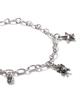 Polalita Surgical Chain Teddy Bear Star Charm Point Bracelet (Plt-Br-002_Sv)