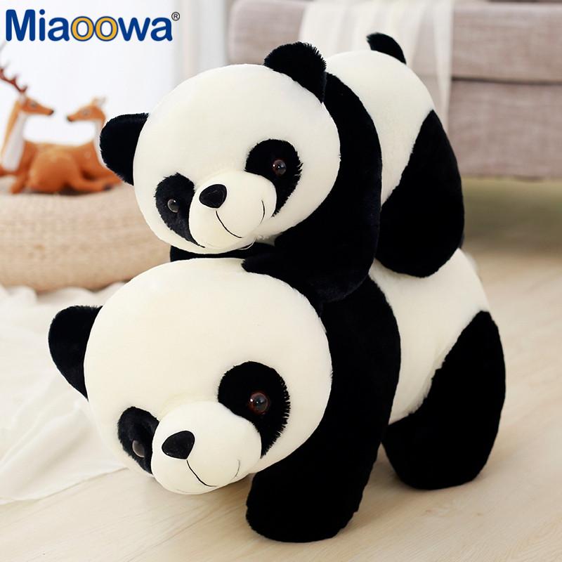 20-70cm Niedliches Baby Großer Riesenpanda Bär Plüsch Stofftier Puppe Tiere Spielzeug Kissen Cartoon Kawaii Puppen Mädchen Liebhaber Geschenke