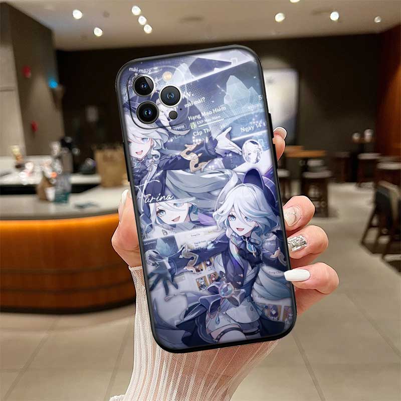 RE33 Genshin Impact New High-End Shell Phone Case for iPhone SE X XS XR 16E 17 11 Pro Max 8 7 6 6s Plus Air