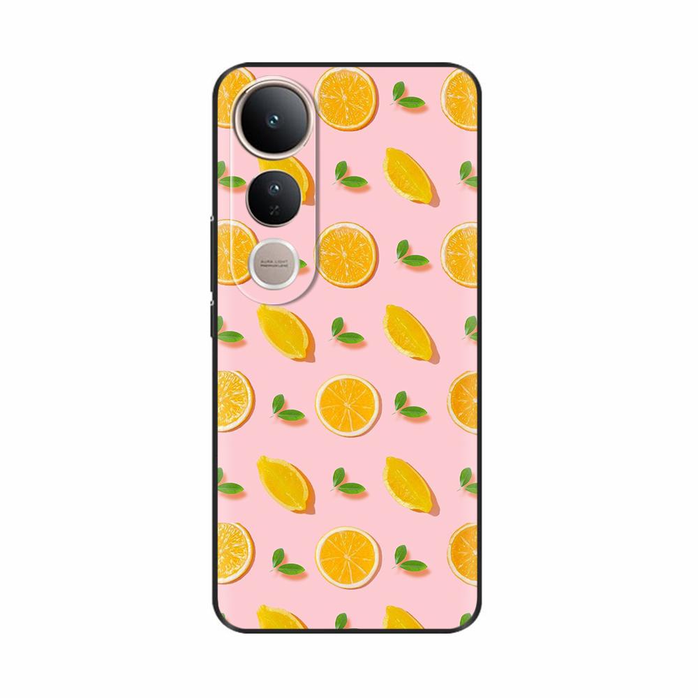 Fundas For Vivo V50 Lite 5G Popular Flowers Cartoon Soft Silicone Phone Back Cover For Vivo V50 V50 Lite 5G 4G Shell Casing Capa