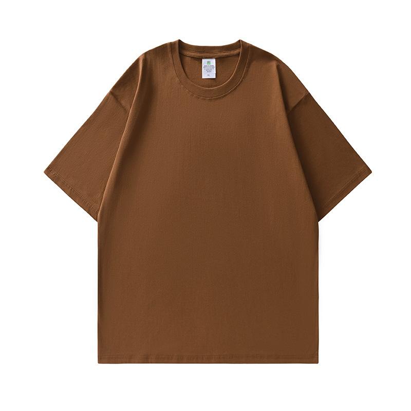 VEZFAA Damenmode Lässig Einfarbig Druck Sommer Frühling Kurzarm O-Ausschnitt Blusen & Hemden