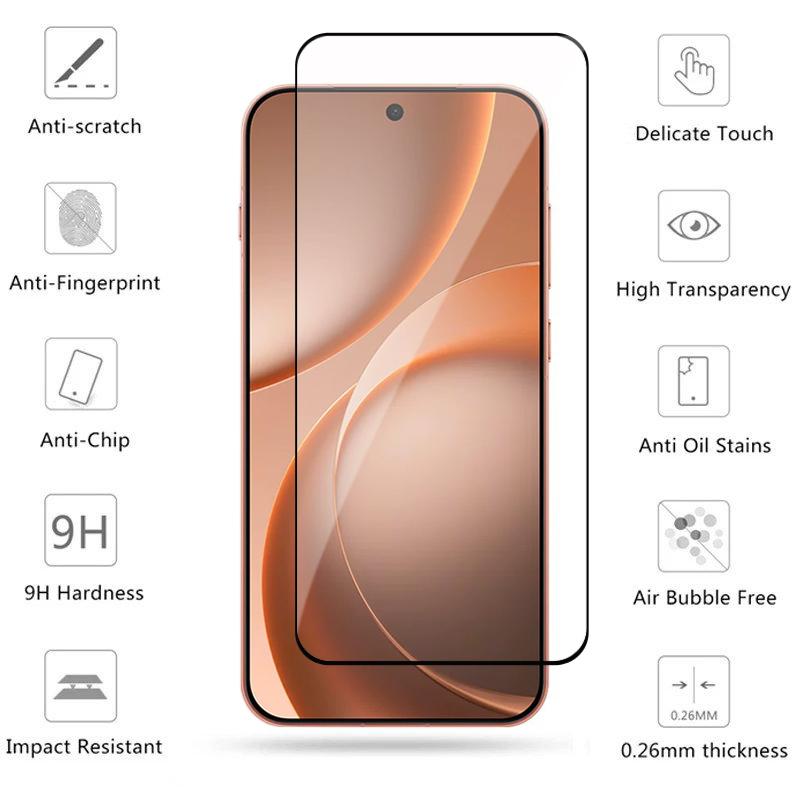 Full Cover Glass For OPPO Find X9S Tempered Glass OPPO Find X9S Screen Protector HD Protective Phone Film OPPO Find X9S