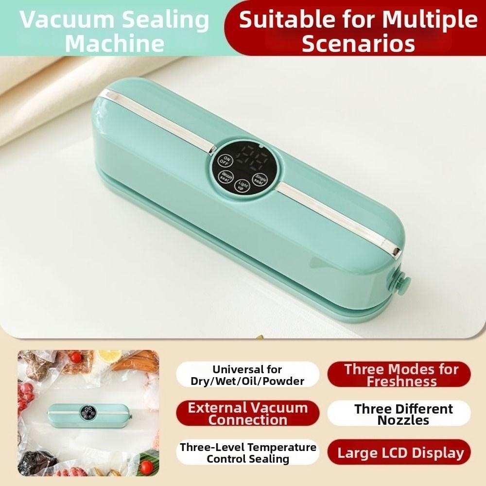 Wireless Vacuum Packaging Machine USB Rechargeable Food Sealing  Machine  Kitchen Gadgets