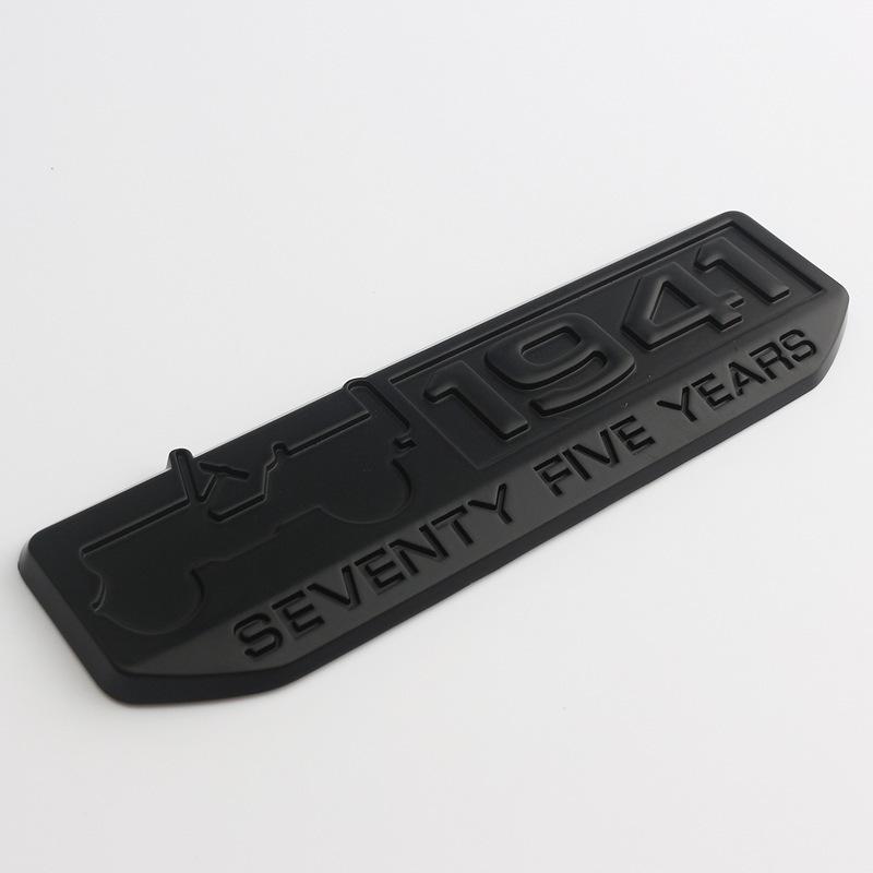 1941 Emblem Suitable for Jeep Wrangler Compass 75th Anniversary Commemorative Emblem Body Labeling and Tail Label ALQ1
