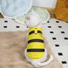Mesh Dog Vest Bee Pattern Puppy Clothing Lovely Dog T-Shirt  Outdoor