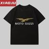 Short Sleeve T-Shirt Men's Trend Brand Personalized Fashion MOTO GUZZI Motorcycle Printed T-Shirt Men's Trend Ins Loose