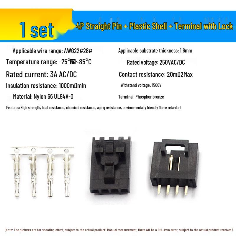 2.54 Lockable DuPont Connector: 2P & 3/4/10P Straight/Bent Pin Header MX2.54 Socket