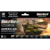 VALLEJO - Set De Peintures Wwiii American Armour & Infantry |vallejo|70220| 8x17ml Maquette Char Promo - Ref : 15429