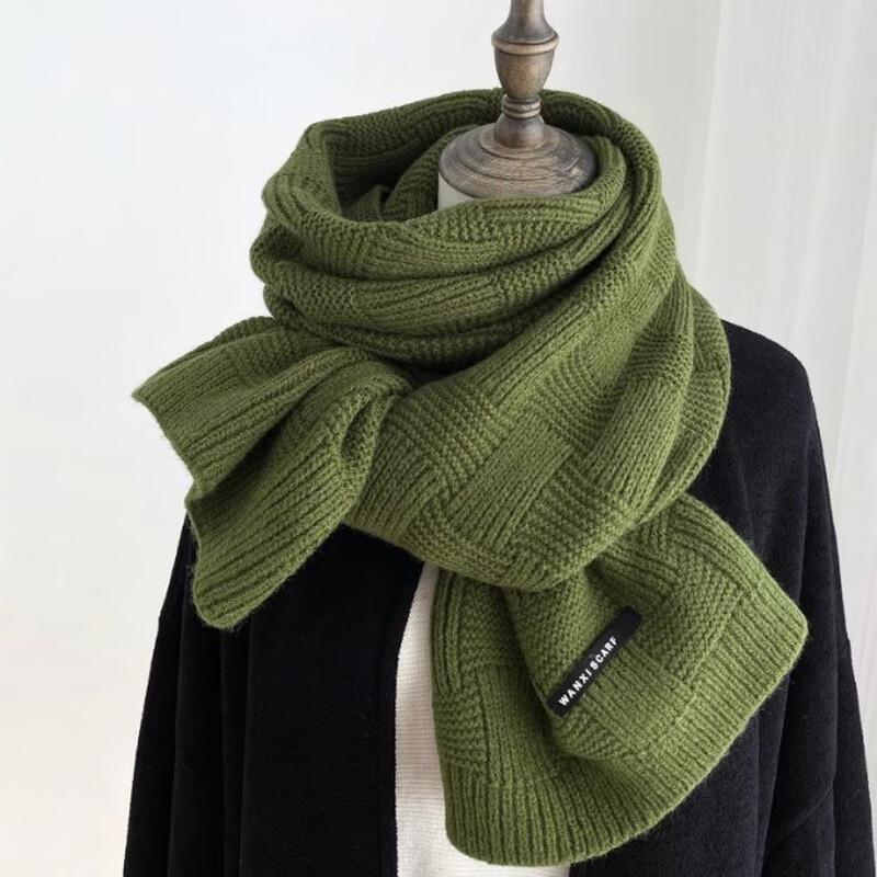 

Women s Autumn Winter Knitted Square Scarf