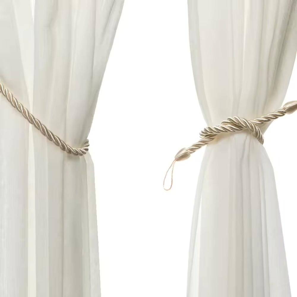 2 Stück Vorhang Raffhalter Seile Raffhalter Handgefertigte Vorhang Halter Clips Heimzubehör Dekorativ