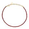 3mm Carnelian Power Stone Anklet for Women [Koai]