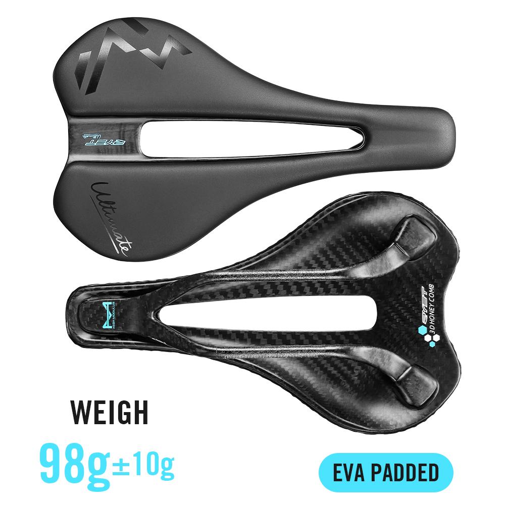 RYET Carbon 3D Printed Saddle Ultralight 135g 7*7 Bike Seating For Men Women Triathlon Road MTB Mountain Gravel Cycling Parts
