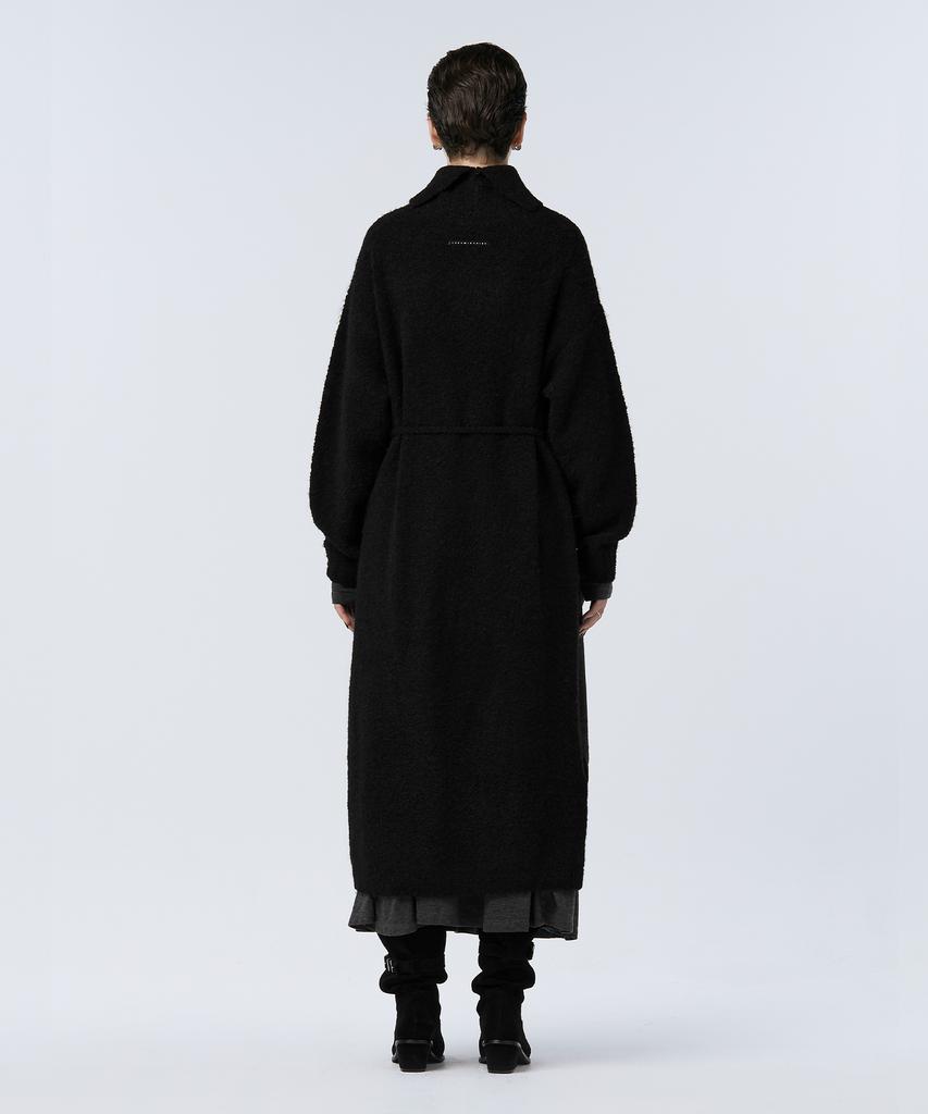 Teulimingbeodeu Turtleneck Knit One-Piece [Black]