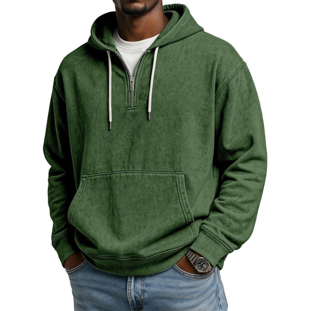 Men's 1/4-Zip Hooded Sweatshirt