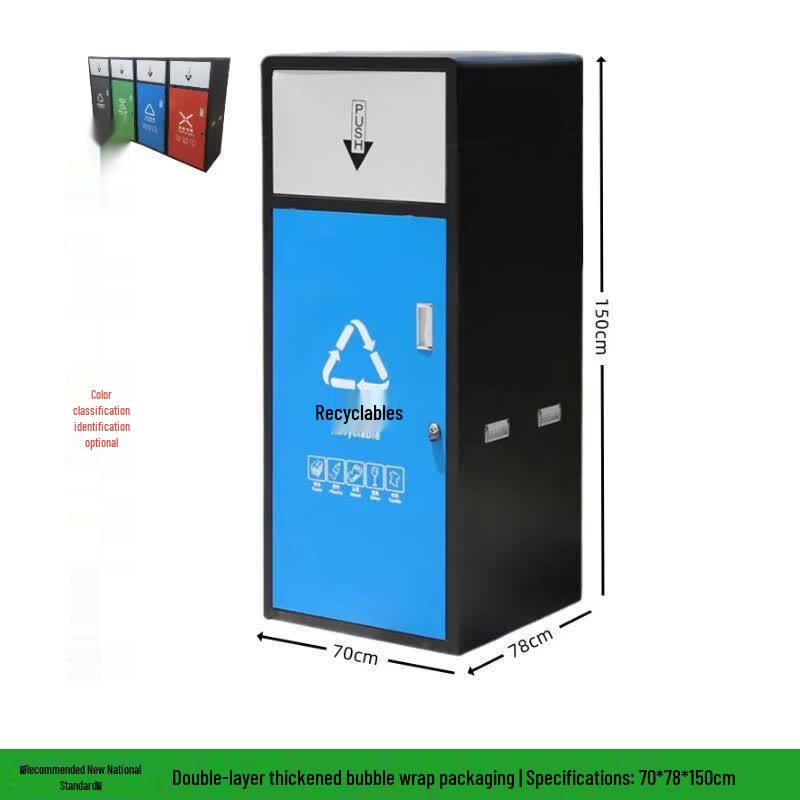 Large Outdoor 240L Waste Sorting Bin