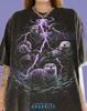 Otter Sea Otter Animal Lover Wildlife Nature Comfort Colors® Tshirt, Vintage Bootleg 90s Graphic Purple Lightning Retro Ocean Animal Tee
