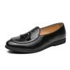 Tassel leather shoes for men in sizes 38-46 suitable for British business formal wear and men's loafers