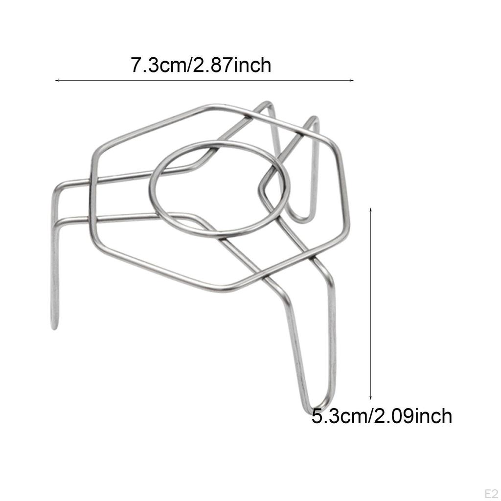 Mini Steamer Small Pot Rack Stainless Steel Stand Kitchen Accessory Compact Multipurpose Lightweight