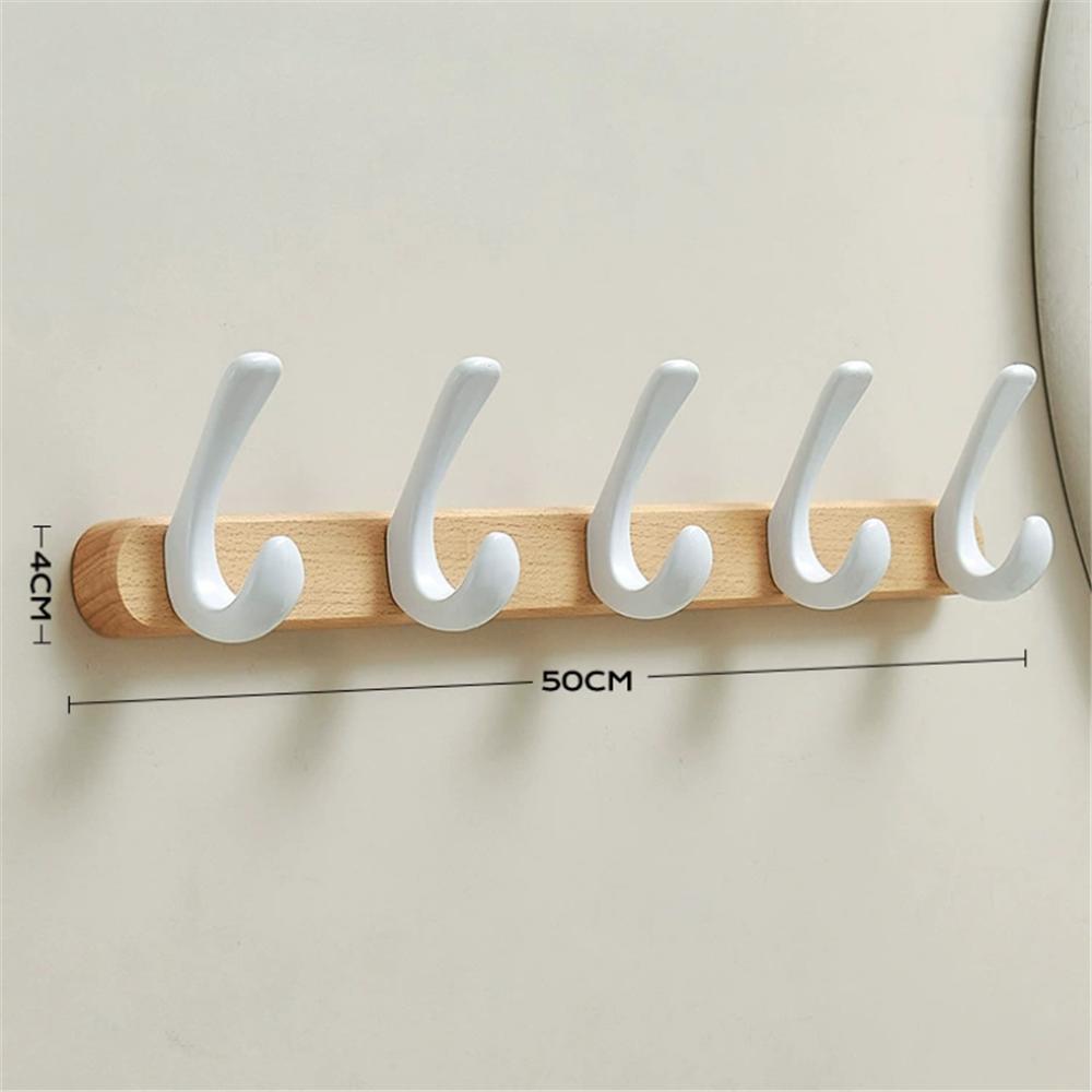 Robe Hook,Clothes Hook,Kitchen Hooks, Wood and Aluminum Towel Hanger Wall Mounted Towel Hooks kitchen hooks bathroom accessories