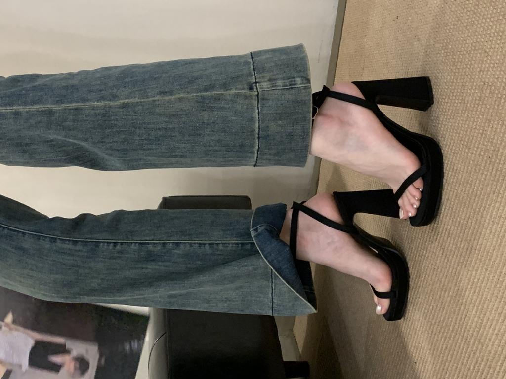 Fashion Low Shoes Woman 2025 Slipper Slides Hoof Heels Rome PU Fabric Rubber Low Shoes Ladies' Slippers Rome Hoof Heels Fabric PU Rubber