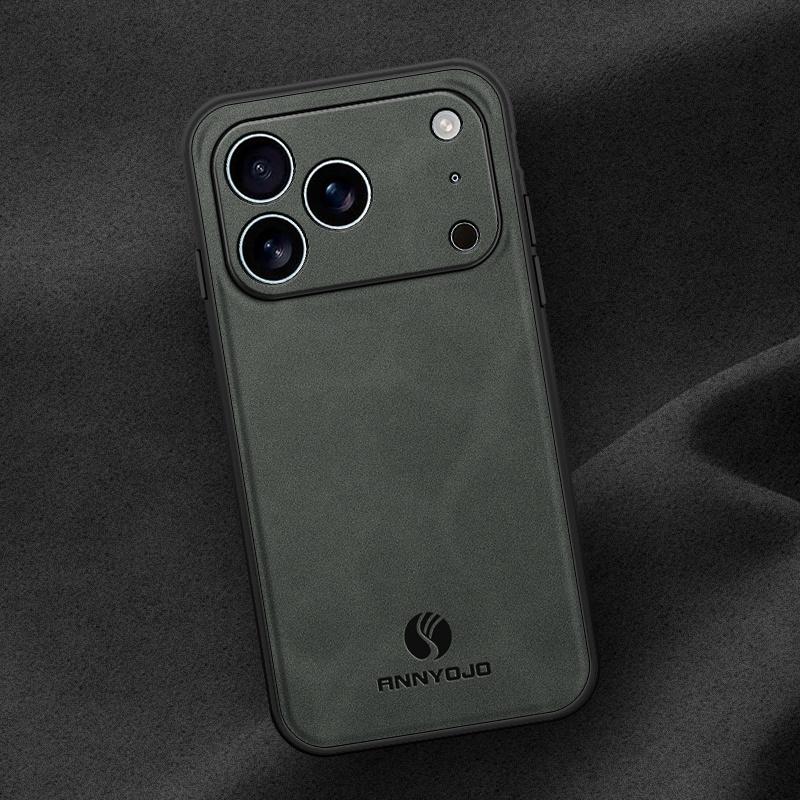 Magnetische Leder-Stoßfeste Handyhüllen für iphone 17 Pro Max 17 Air 16e 14 15 16 plus 12 13 Weicher Stoßfänger Rückseite Coque