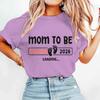 Mom To Be 2026 Loading Tshirt Crew Neck Short Sleeve Tee Mom To Be 2026 Tshirt Casual Daily Wear Pregnancy Graphic Tee