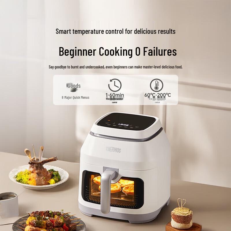 THERMOS 6L Visual Smart Air Fryer CN plug (adapter included)