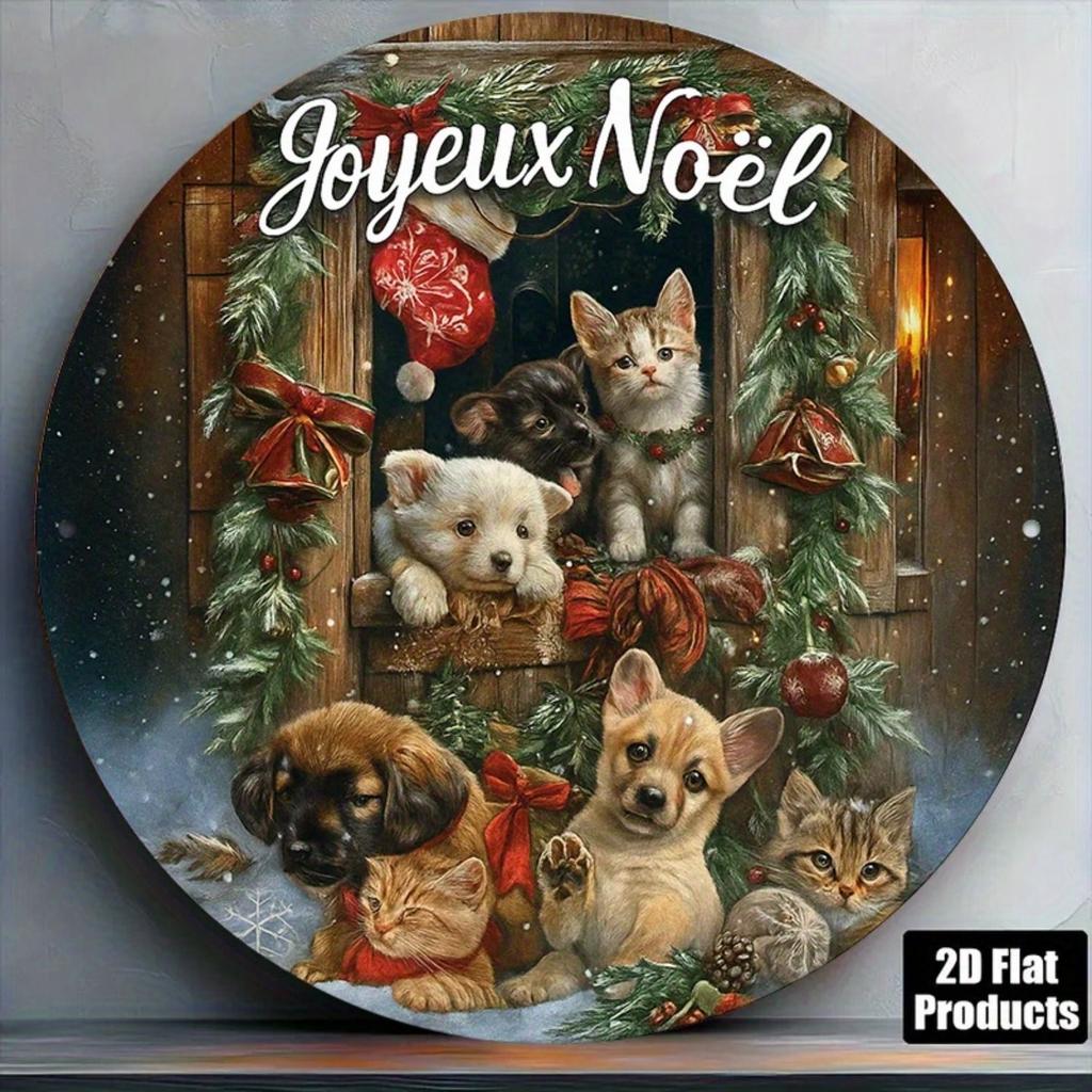 2D Flat Metal Wall Sign Decor