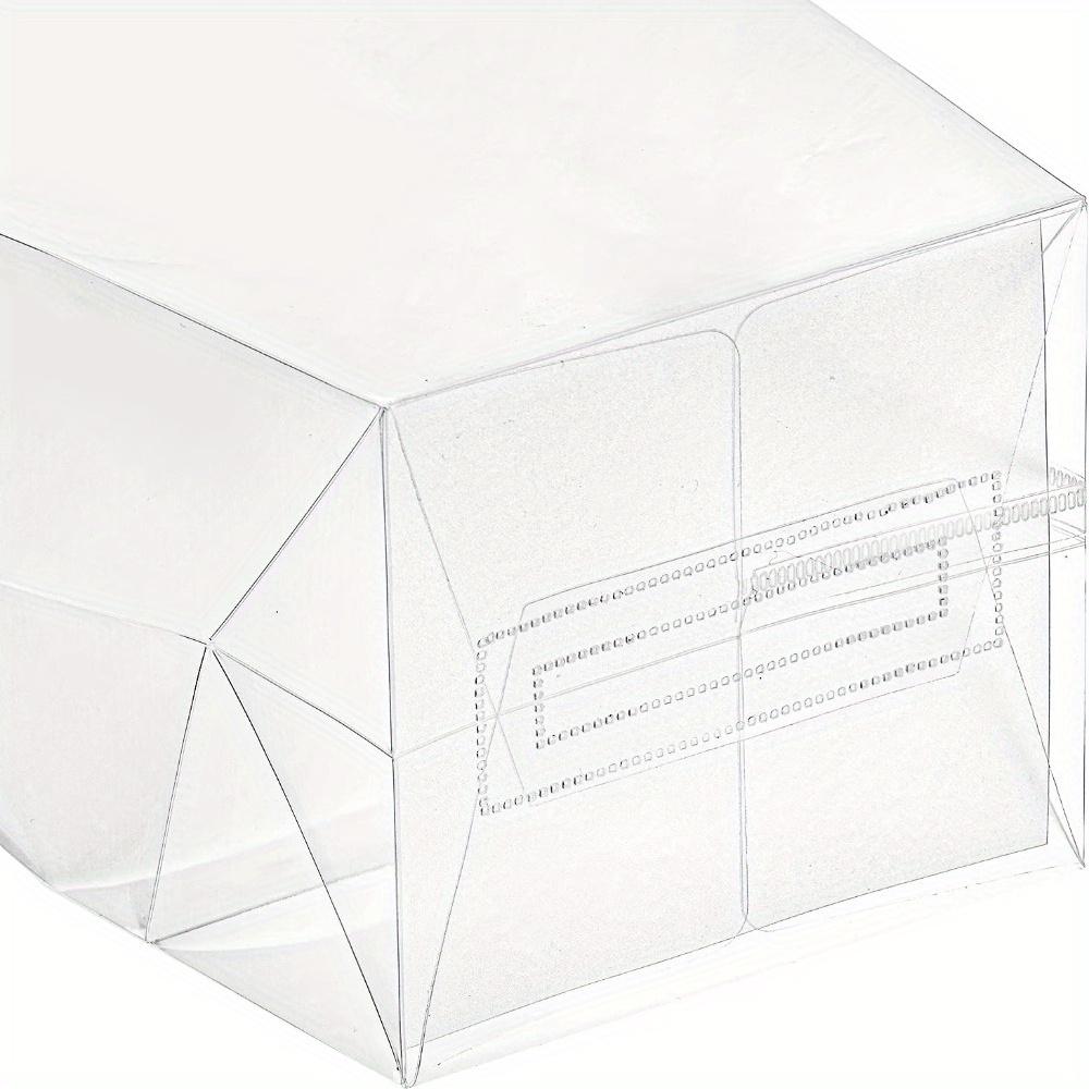 6 Stück langlebige, kristallklare, transparente Tragetaschen, durchsichtige Blumenstraußbeutel, Geschenktüten mit langen Griffen, elegante Blumenstraußverpackung und Geschenkverpackung