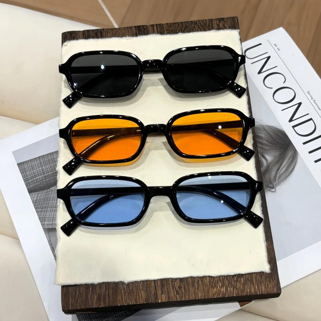 3pcs European and American retro style men's and women's fashionable sunglasses trend versatile summer sun shading and UV protec