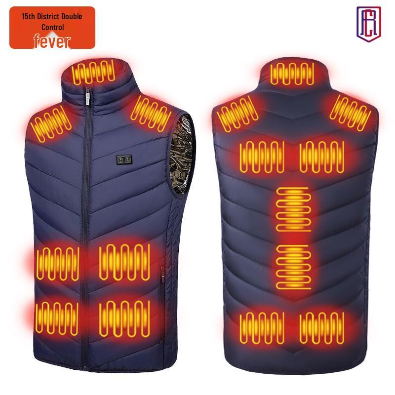 Smart USB Heated Vest: Unisex Winter/Autumn Thermal Wear with Constant Temperature Control