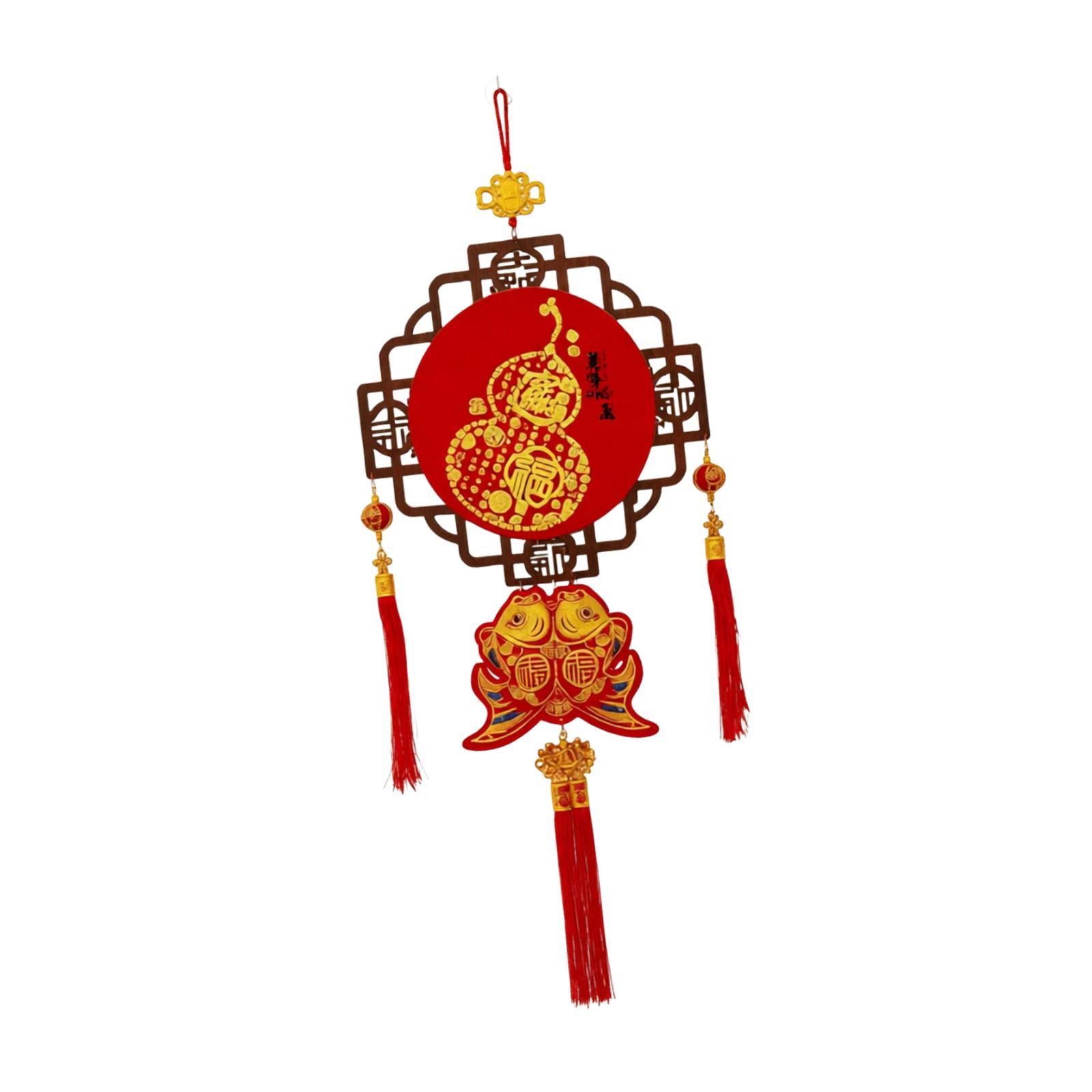 Chinese New Year Decoration Pendant Traditional Hanging Ornament for Lunar New Year