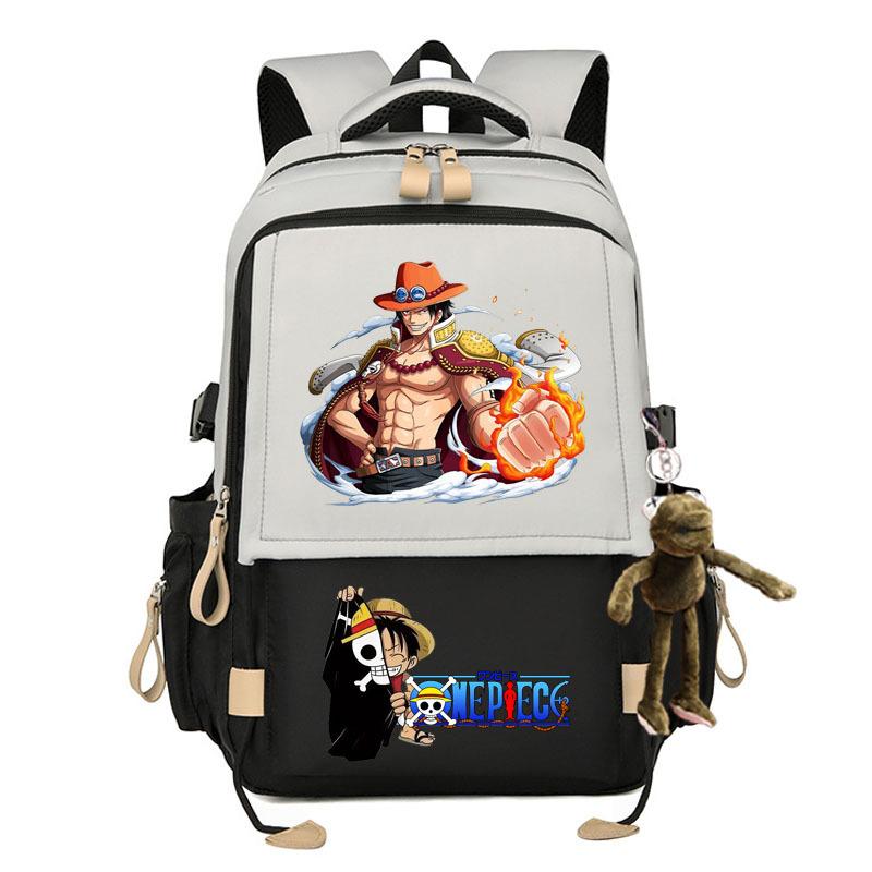 2024 Cross-border Direct Supply ONE PIECE Backpack Youth Student Large Capacity Fashion Backpack