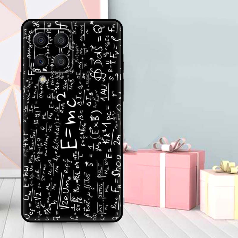 E=mc2 Mathematical Physical Formula Case For Samsung Galaxy M56 M52 M32 M53 M16 M11 M21 M31 M35 M12 M13 M14 M15 M36 M55 M34 M54