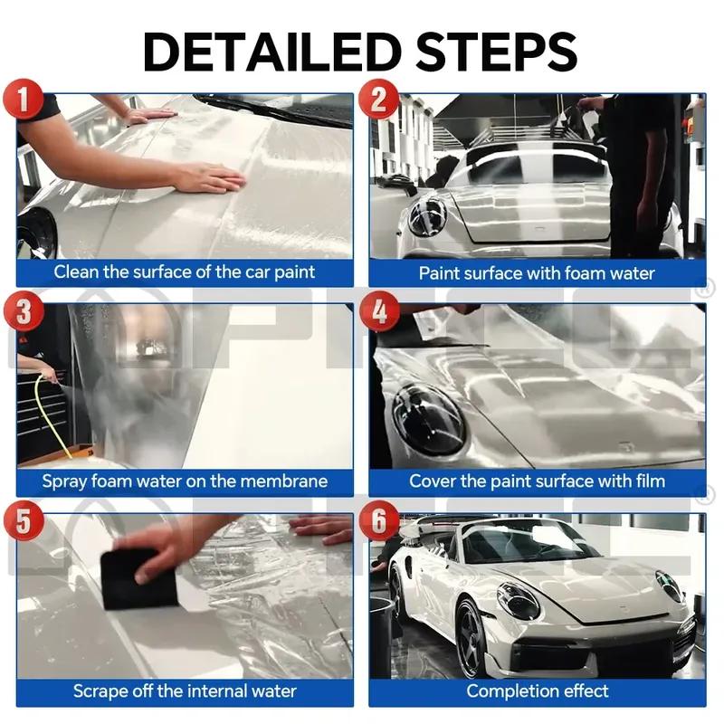 For Tesla Model Y 2020-2026 Model Y Juniper 2025 2026 A B Pillars Paint Protection Film TPU PPF Clear Bra Anti-scratch Kit